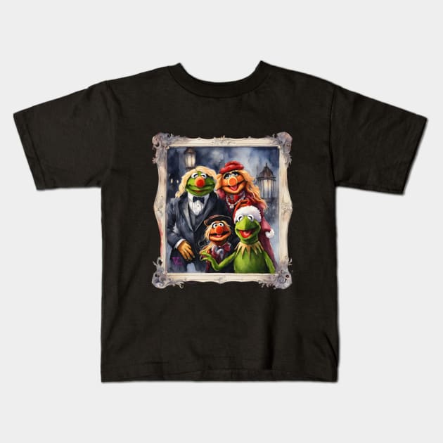 Muppets family portrait Kids T-Shirt by Viper Unconvetional Concept